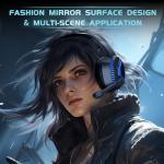KAPEYDESI Wireless Gaming Headset with Microphone