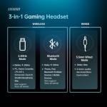 KAPEYDESI Wireless Gaming Headset with Microphone