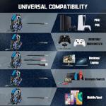 Ozeino 3D Surround Sound Gaming Headset with Mic