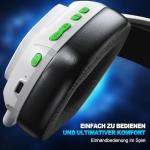 Skapendy Wireless Gaming Headset with Noise-Canceling Mic