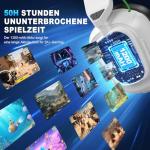 Skapendy Wireless Gaming Headset with Noise-Canceling Mic