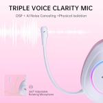 AOC Wireless Gaming Headset with RGB & Surround Sound