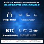 Skapendy Wireless Gaming Headset with Noise-Canceling Mic