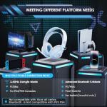 Awinnasey PH3 Wireless Gaming Headset - Pearl White