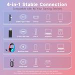 Rumoon Wireless Gaming Headset for Nintendo Switch