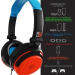 Stealth C6-50 Stereo Gaming Headset - Blue/Red