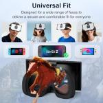 Switch 2 VR Headset with Adjustable HD Lenses