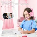 BlueFire Pink Gaming Headset for Kids