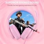 BlueFire Pink Gaming Headset for Kids