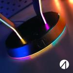 RGB Light-Up Gaming Headset with Stand