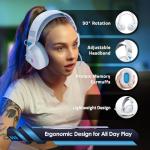 Awinnasey Wireless Gaming Headset with RGB Light