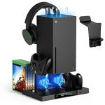 Xbox Series X Cooling Fan Stand with Headset Holder