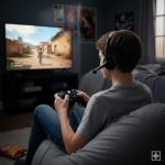 Gaming Headset with Mic for Xbox and PS5