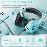 Ozeino 3D Sound Gaming Headset - Light Blue