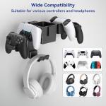 Universal Gaming Controller & Headset Wall Mount