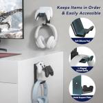 Dual Controller and Headphone Wall Mount Holder