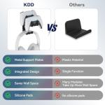 Dual Controller and Headphone Wall Mount Holder