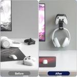 Dual Controller and Headphone Wall Mount Holder