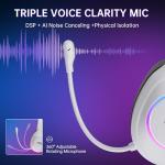 AOC Wireless Gaming Headset with Mic and Surround Sound