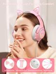 Cat Ear RGB Gaming Headset for PS4, PS5, Xbox
