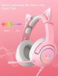 Cat Ear RGB Gaming Headset for PS4, PS5, Xbox