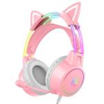 ONITOON Cat Ear Gaming Headset with RGB Lights