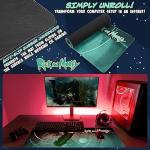 Rick and Morty Large Desk Mat for Gamers