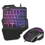 RedThunder RGB One-Handed Gaming Keyboard and Mouse Combo