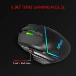 RedThunder RGB One-Handed Gaming Keyboard and Mouse Combo