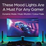 Color-Changing LED Light Bars for Gaming & TVs