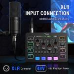 FIFINE RGB Gaming Audio Mixer for Streaming