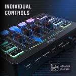 FIFINE RGB Gaming Audio Mixer for Streaming