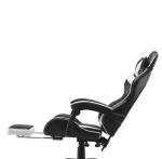 Ergonomic Gaming Chair with Adjustable Footrest