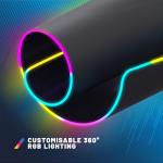 LED Light-Up Gaming Mat with 13 RGB Effects