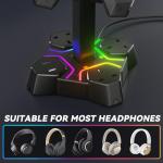 KDD Gaming Headset Stand with USB Charger