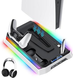 JORREP PS5 Charging Station with Cooling Fan