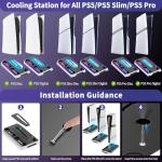 JORREP PS5 Charging Station with Cooling Fan