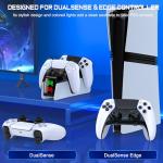 HASACOOL PS5 Fast Charger Dock for Dual Controllers