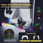 PS5 Cooling Stand with Dual Charger and RGB Light
