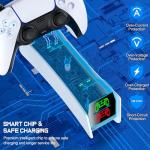 HASACOOL PS5 Fast Charger Dock for Dual Controllers