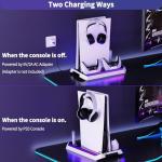 JORREP PS5 Charging Station with Cooling Fan