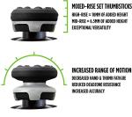 FPS Freek Galaxy Black Thumbsticks for PS4/PS5