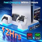 PS5 Stand and Cooling Station with Controller Charger