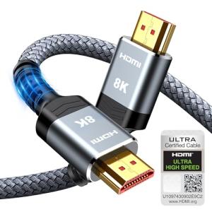 Snowkids 2M HDMI 2.1 Cable - 8K Ultra HD