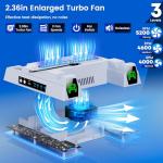 PS5 Cooling Stand with RGB Light & Charger