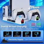 PS5 Cooling Stand with RGB Light & Charger