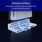 PS5 Wall Mount Kit with Charging Station & RGB