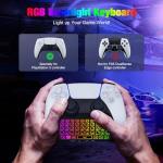 MoKo RGB Wireless Keyboard for PS5 Controller