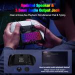 MoKo RGB Wireless Keyboard for PS5 Controller
