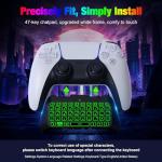 MoKo RGB Wireless Keyboard for PS5 Controller